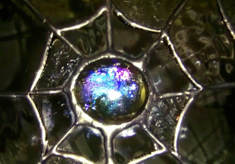 Stained Glass Spiderweb