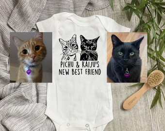 Unique Custom Baby Bodysuit, Personalized Baby Shower Gift, Newborn Clothes, Baby Boy or Girl Present, Baby Announcement, Coming Home Outfit