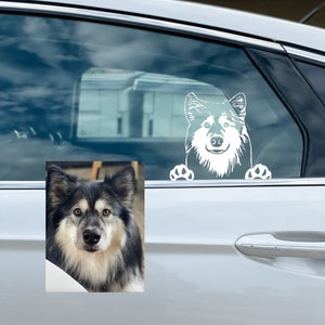 Calcomanía de retrato de mascota personalizada, calcomanía de perro, calcomanía de coche para perros, calcomanía de gato, calcomanía conmemorativa de mascotas, calcomanía personalizada, calcomanía personalizada, regalo para amantes de las mascotas