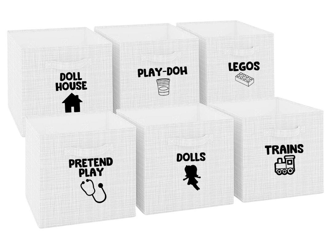 Play Room Storage Bins/toy Room Storage/playroom Storage Bin/playroom Labels/custom Toy Box/toy