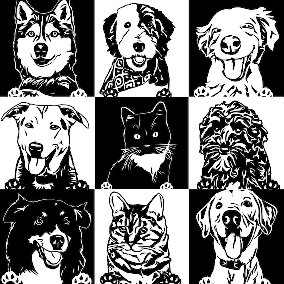 etsy custom dog stickers