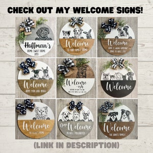 Personalized Pet Door Hanger from Photo/ Pet Welcome Sign/ Dog Door Wreath/ Pet Lover Gift/ Custom Wedding Gift/ Personalized Pet Owner Gift