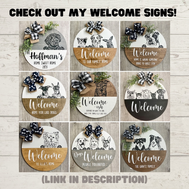 Personalized Pet Door Hanger from Photo/ Pet Welcome Sign/ Dog Door Wreath/ Pet Lover Gift/ Custom Wedding Gift/ Personalized Pet Owner Gift