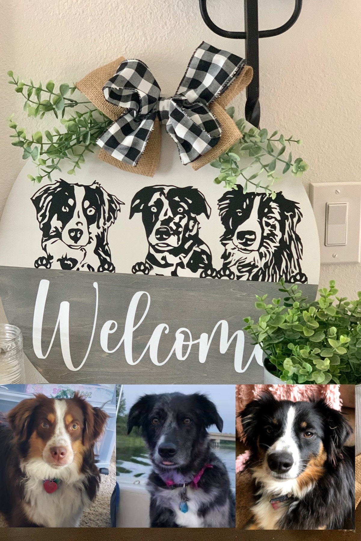 Custom Personalized Pet Door Hanger Plaque Pet Front Door Etsy Australia