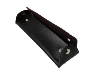 Leather Case (Brown) - Organize Small Items with Style and Quality