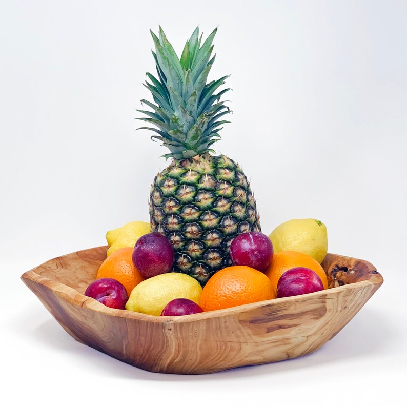 Handmade Natural Root Wooden Bowl Storage Crafts Fruit Salad Serving Bowls