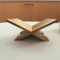 Wooden Book Display Stand, book stand decor