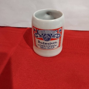 Budweiser Beer Stein Mini Shot Glass 2.5&quot;
