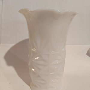 Hazel Atlas Milk Glass Vase