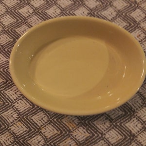 Vintage Earthenware individual oval casserole dish