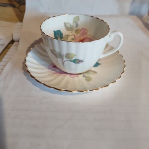 Radford&#39;s Bone China Floral Cup and Saucer