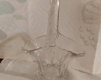 Vintage Crystal Wedding Basket