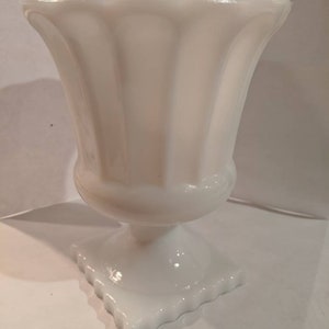 Vintage Milk Glass. Footed Centerpiece Goblet