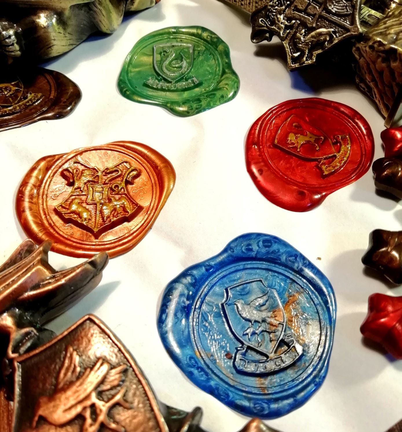 Harry Potter Wax Seal Stamp Gift Set | Etsy