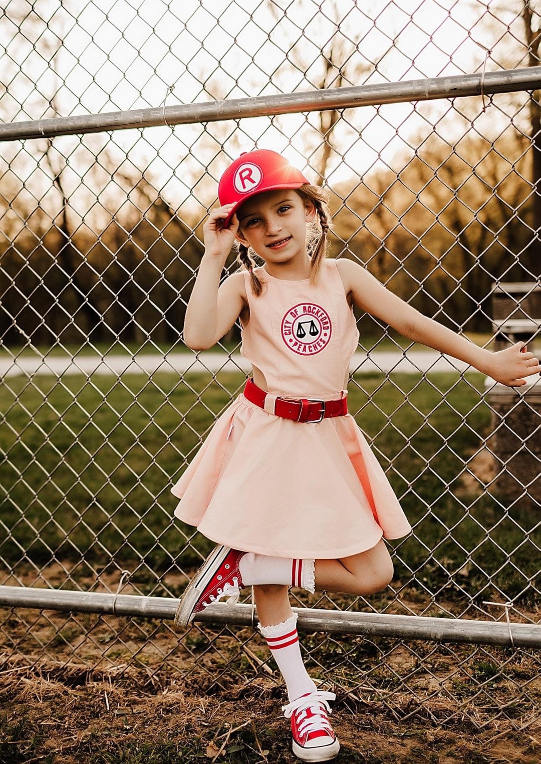 Kids Rockford Peaches Vintage Inspired Dress for Kids Kids Etsy