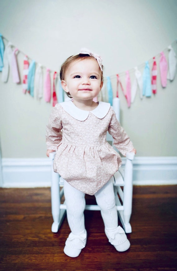 baby girl special occasion romper