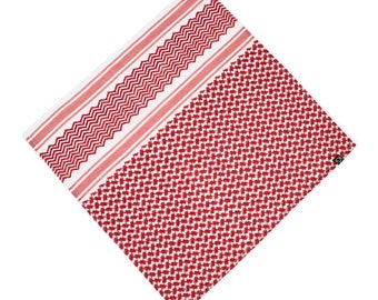 Bandana keffieh rouge