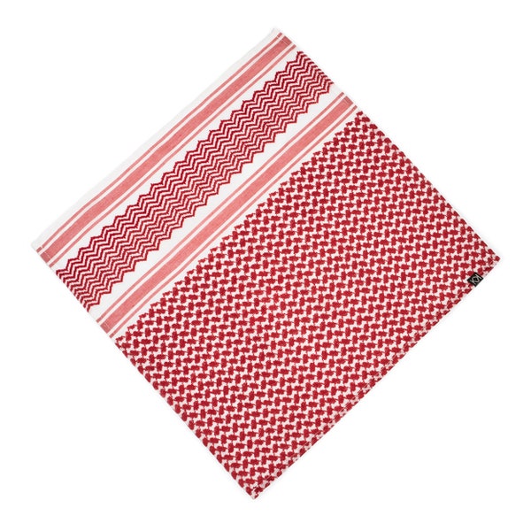 Red Keffiyeh Bandana