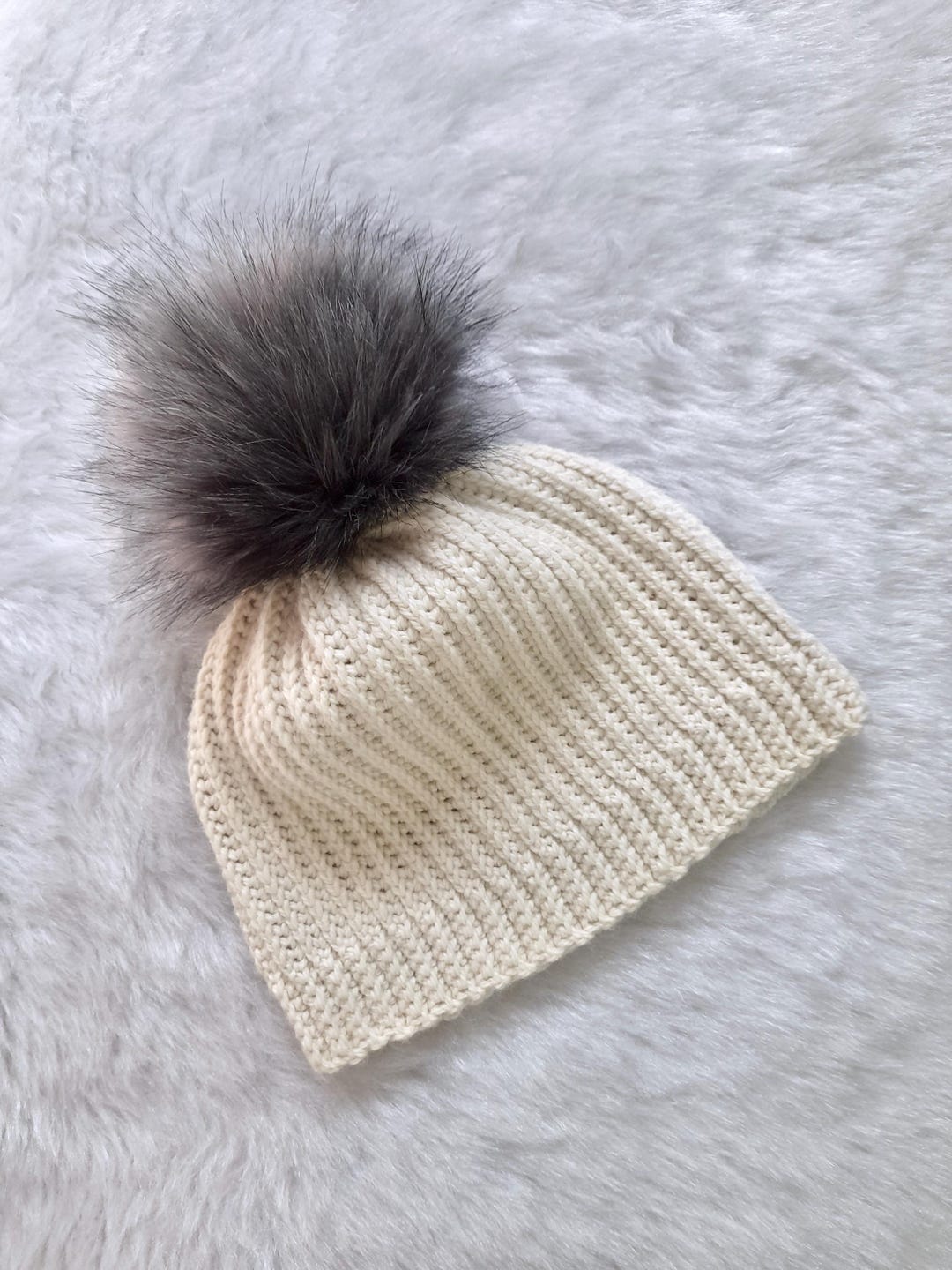 Easy Ribbed Crochet Beanie Pattern PDF | Snowridge Winter Hat Pattern ...