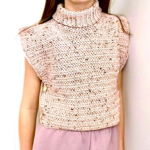 Crochet Vest Sweater Pattern: MinnCro Sleeveless Design (XS-5XL) (PDF Pattern)