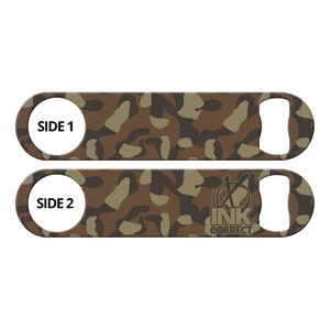 Bartender Bottle Opener Gift for Bartender Bar Key Beer Bottle Opener Camouflage Beer Opener Bartender Gifts Camo Brown Speed Bottle Opener