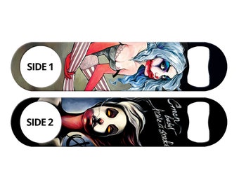 Bartender Bottle Openers Smoking Joker by Morgan Wilson Gifts Bartender Bar Blades Speed Bottle Opener Gift for Bartender Mambas Church Keys