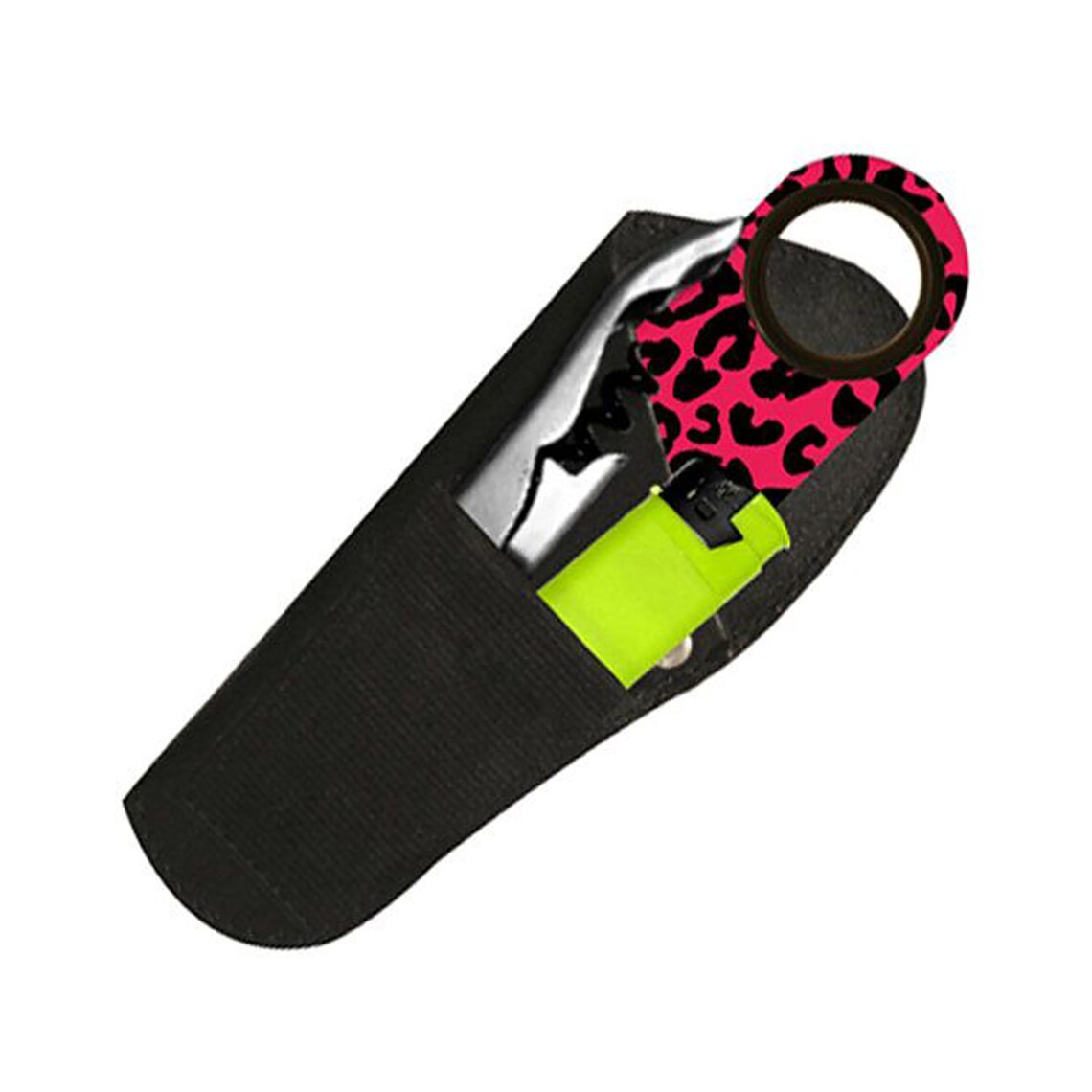 Black Leather Bottle Opener Bartender Holster for Speed Opener Etsy