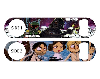 Star Wars Bartender Bottle Opener: Chris Hamer Urbn Pop Art Bar Blade