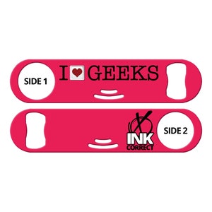 Bartender Bottle Opener Gift for Bartender Bar Key Bottle Openers I Heart Geeks Speed Openers Strainer Can Openers Beer Openers Nerd Gifts