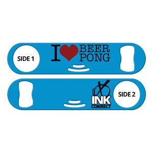 Bartender Bottle Opener Gift for Bartender Bar Key Bottle Openers I Heart Beer Pong Speed Openers Strainer Can Openers Beer Bottle Openers