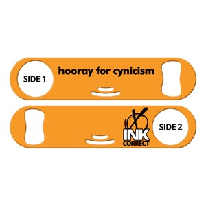 Bartender Bottle Opener Gift for Bartender Bar Key Bottle Openers Hooray For Cynicism Speed Openers Strainer Can Openers Beer Bottle Openers