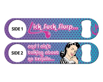 Pin Up Girl Bottle Opener: Personalized Bartender Bar Blade