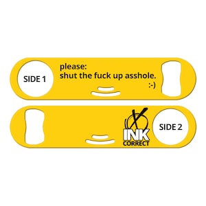 Bartender Bottle Opener Bartender Bar Key Bottle Opener Please STFU A-hole Speed Openers Strainer Bartender Can Openers Flat Bottle Openers