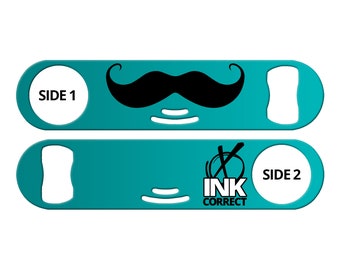Custom Bartender Bottle Opener: 3-in-1 Bar Key with Strainer