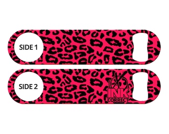 Custom Cheetah Print Bottle Opener: Personalized Bar Key