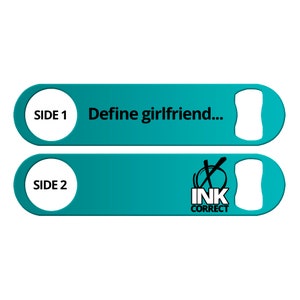 Bartender Bottle Opener Gift for Bartender Bar Key Beer Bottle Opener Define Girlfriend Beer Bottle Opener Bartender Speed Bottle Openers
