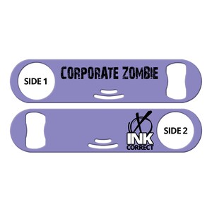 Bottle Opener Custom Bottle Opener Personalized Bottle Opener Bar Key Opener Corporate Zombie Beer Bottle Opener Bartender Strainer Opener