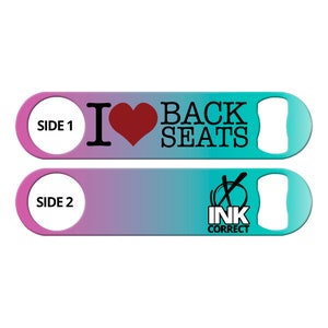Bottle Opener for Bartender Gifts I Heart Back Seats Bartender Bottle Opener Church Key Beer Opener Gift for Bartender Speed Opener Mambas