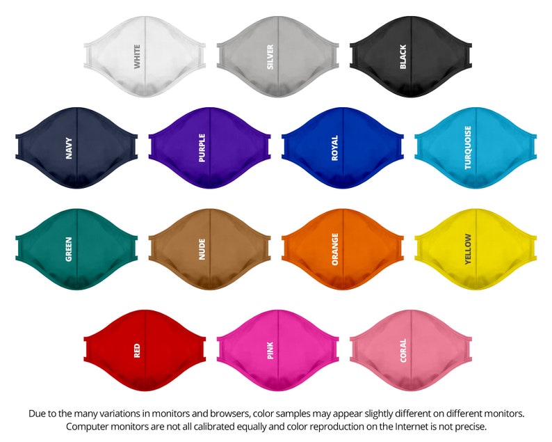 Face Mask With Filter Made in USA 3layers Washable Mask Etsy