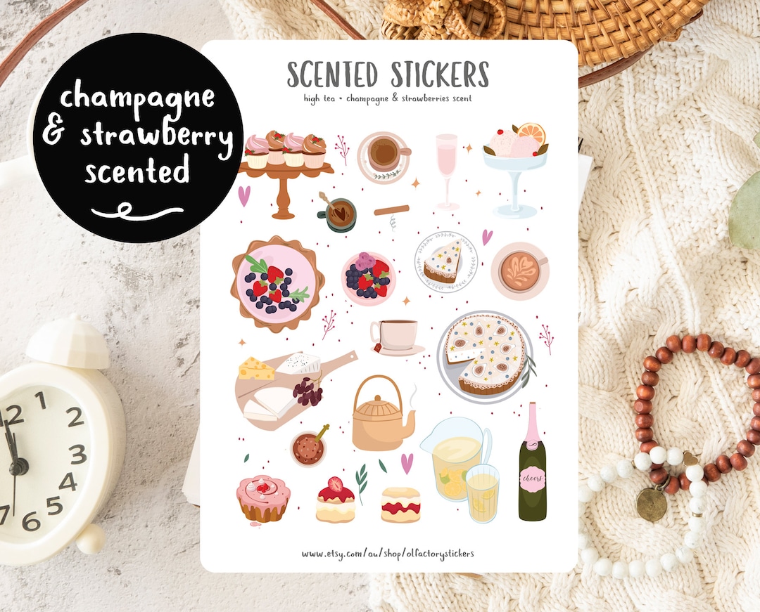 High Tea Stickers Hygge Stickers Afternoon Tea Stickers - Etsy