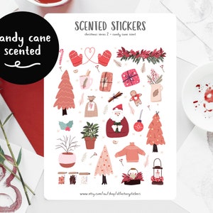 Hygge Christmas Stickers, Cute Scandi Stickers, Holiday Stickers, Xmas Kiss Cut Stickers for planners, Bullet Journals and Scrapbooking