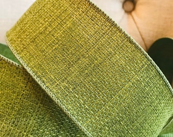Green 2m of Berisfords "Garland" Ribbon 15mm wide Green 2m of Berisfords "Garland" Ribbon 15mm wide