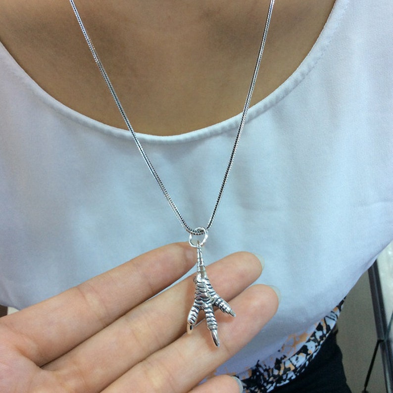 100/% Real 925 Sterling Silver Jewelry Eagle Talon Pendant for Necklace Silver Pendant for Women Men Accessories