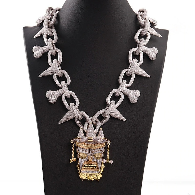 Famous Hiphop Rapper Jewelry Trippie Redd Tikki Pendant Etsy