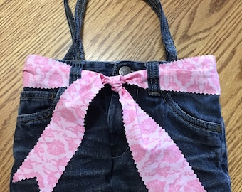 Girls denim purse