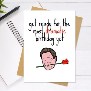 La tarjeta de cumpleaños de Bachelor Chris Harrison - tarjeta de felicitación linda y única, tarjeta de cumpleaños, tarjeta divertida