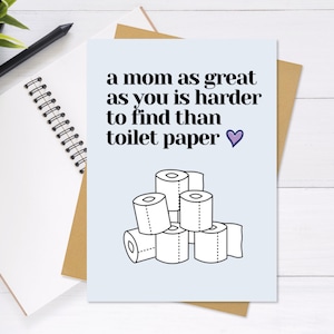 Mother's Day Quarantine Card - Cute & Unique Greeting Card, Mother's Day Card, Quarantine Card