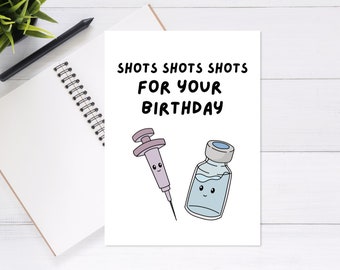 Fotos para o seu cartão de aniversário - cartão comemorativo fofo e exclusivo, quarentena, cartão de vacina