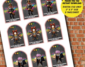 Printable Minions Favor Tag Minions Thank You Tag - 
