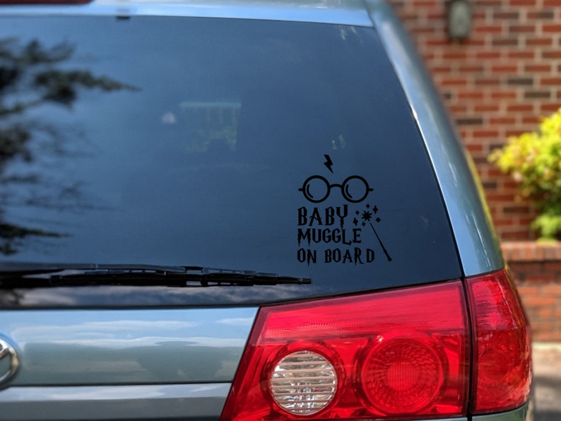 Baby Muggle on Board SVG